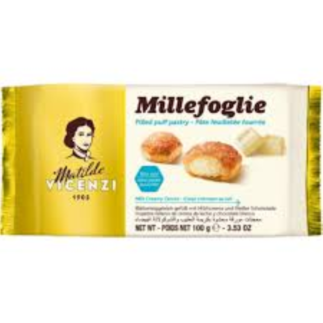 VICENZI PUFF PASTRY MILK CREAM 100G